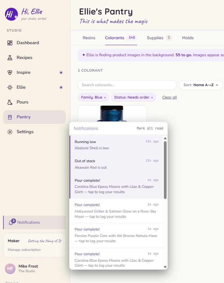 Notifications Bell